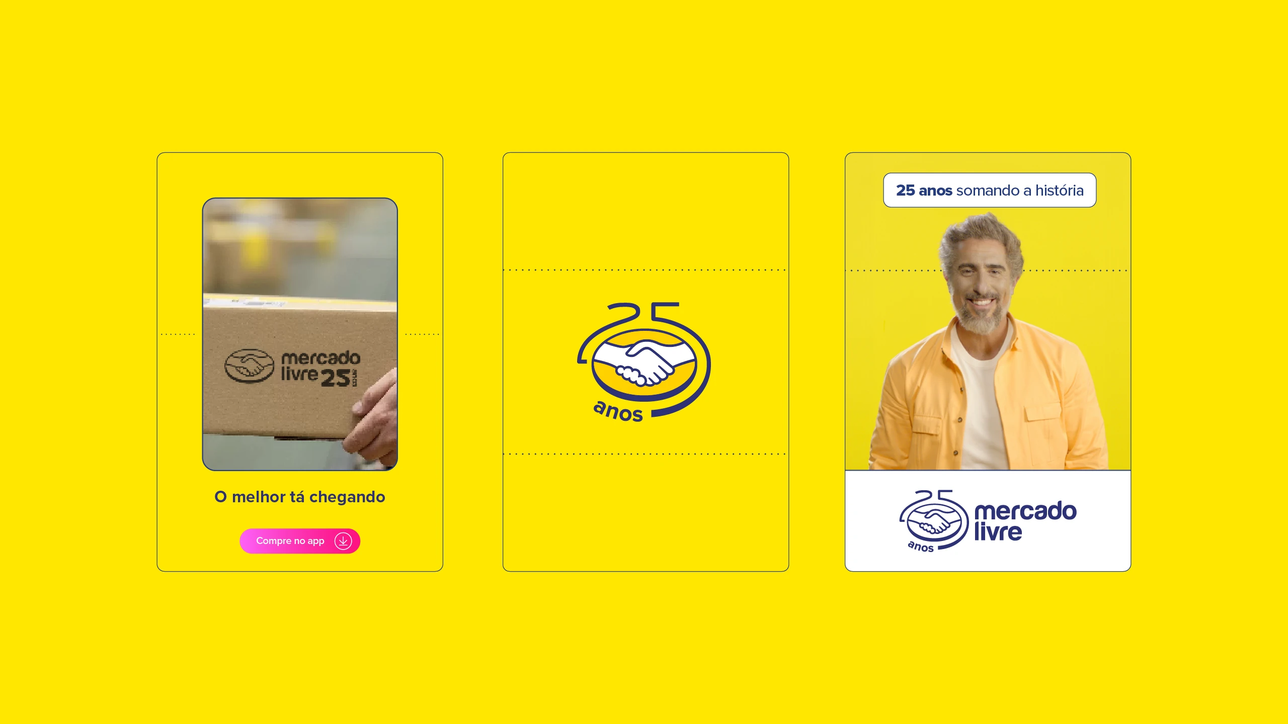 Mercado Livre — 25 Years Stamp